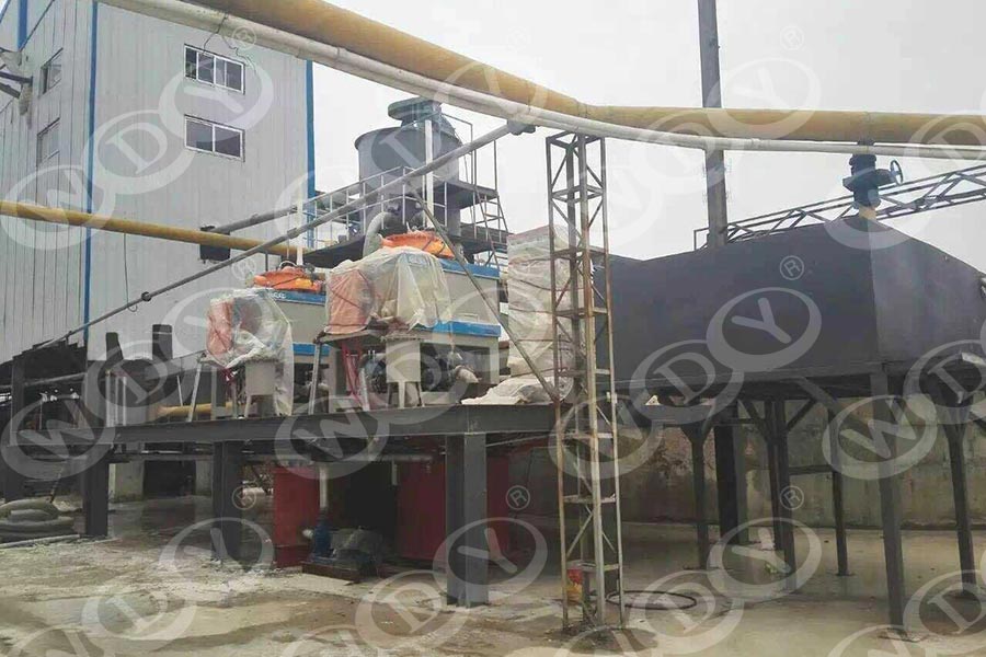 河南安陽陶瓷行業(yè)鈉長(zhǎng)石除鐵設(shè)備使用案例